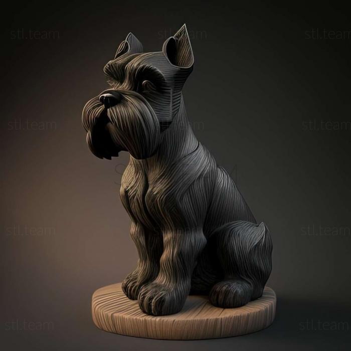 Zwergschnauzer dog